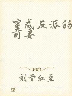 穿成反派的炮灰前妻