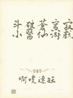 斗破苍穹寂寞的小医仙游戏世界