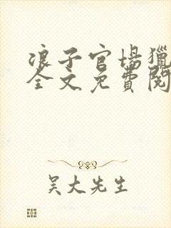 浪子官场猎艳记全文免费阅读