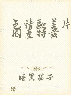 色情欧美片午夜国产特黄