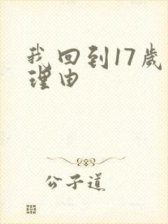 我回到17岁的理由