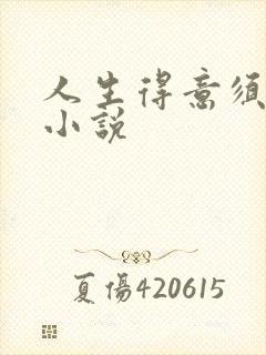 人生得意须纵欢小说