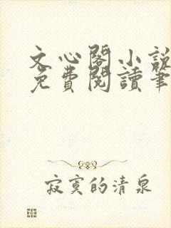 文心阁小说全文免费阅读笔趣阁