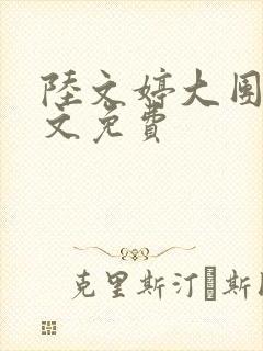 陆文婷大团圆全文免费