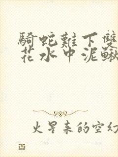 骑蛇难下双金银花水中泥鳅双男主