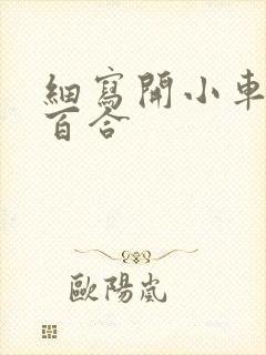细写开小车车的百合