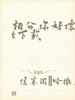 相公你好坏txt下载