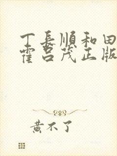 丁长顺和田晓兰霍吕茂正版