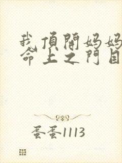 我顶开妈妈的生命上之门目录