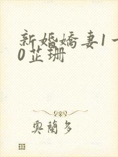 新婚娇妻1一40芷珊