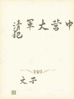 清军大营中的女犯