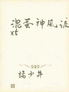 混蛋神风流史txt