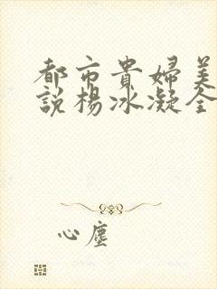 都市贵妇美腿小说杨冰凝全文阅读