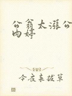 公翁太涨公欲息肉婷