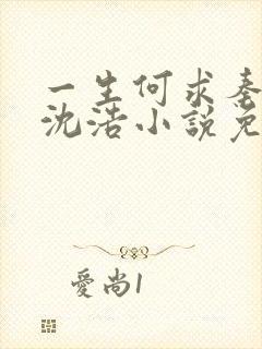 一生何求秦菲雪沈浩小说免费阅读全文