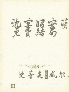 沈宴昭安萌全文免费结局