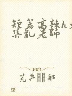 短篇高辣h文合集乱老师
