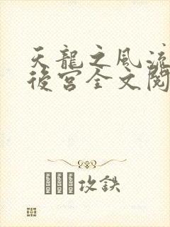 天龙之风流猎艳后宫全文阅读