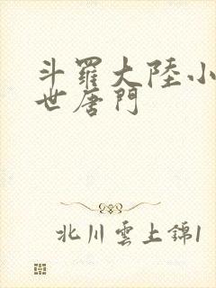 斗罗大陆小说绝世唐门