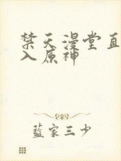 禁天漫堂直接进入原神