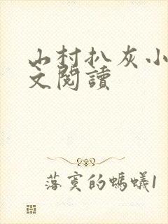 山村扒灰小说全文阅读