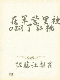 在军营里被cao翻了许桃