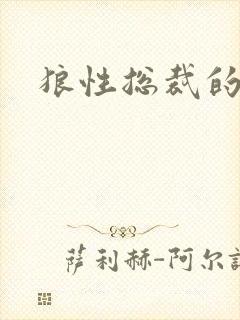 狼性总裁的尤物