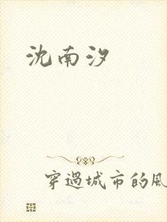 沈南汐