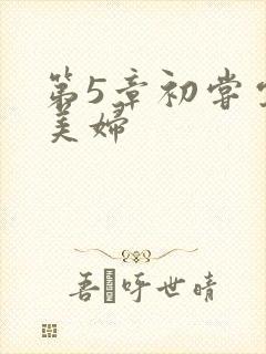 第5章初尝云雨美妇