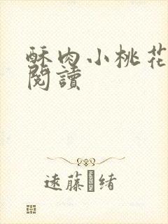 酥肉小桃花全文阅读