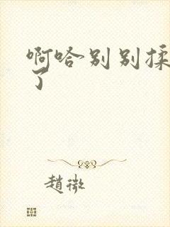 啊哈别别揉那处了