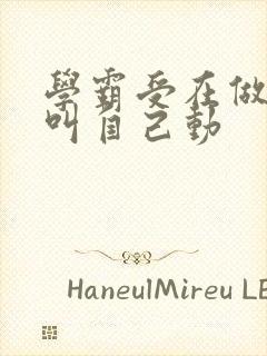 学霸受在做作业叫自己动