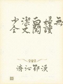 少洁白妇无删减全文阅读