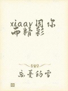 xiaav因你而精彩