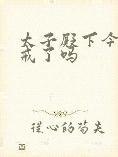 太子殿下今天破戒了吗