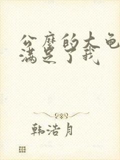 公么的大龟强大满足了我