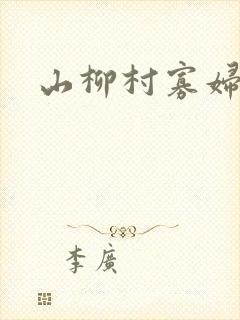 山柳村寡妇情史