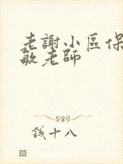 老谢小区保安赵敏老师