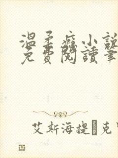 温柔瘾小说全文免费阅读笔趣阁