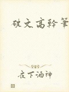 破文高干笔趣阁