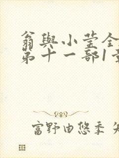 翁与小莹全目录第十一部1章