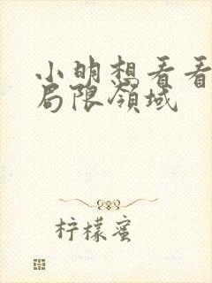 小明想看看永久局限领域