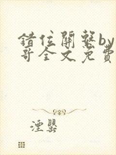 错位关系by东哥全文免费阅读