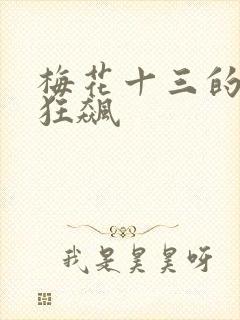 梅花十三的乳液狂飙