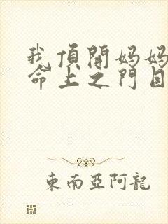 我顶开妈妈的生命上之门目录