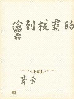 捡到校霸的遥控器