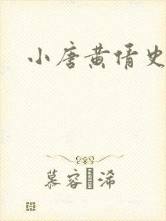 小唐黄倩史
