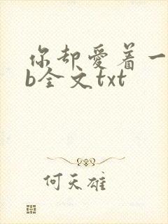你却爱着一个sb全文txt