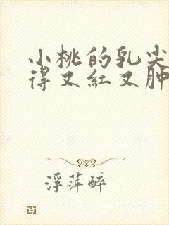 小桃的乳尖被吸得又红又肿