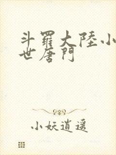 斗罗大陆小说绝世唐门